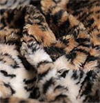 Rectangular cushion cover in faux fur